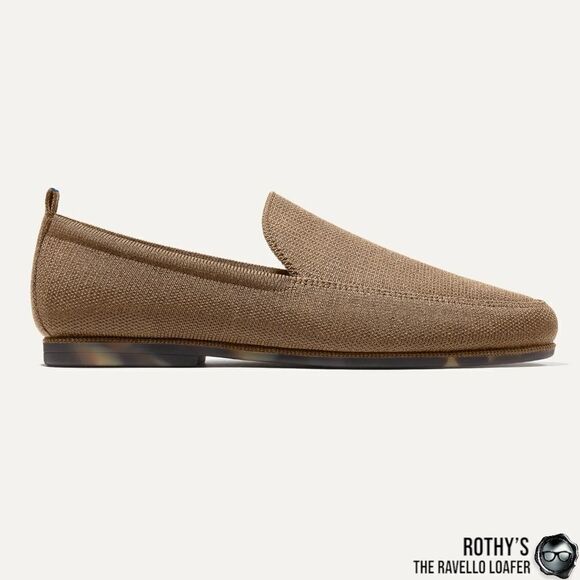 ROTHY’S THE RAVELLO LOAFER IN FADED BROWN SUSTAINABLE WASHABLE SHOES SIZE EU 42 - Picture 1 of 16